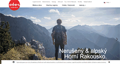 Desktop Screenshot of hornirakousko.cz